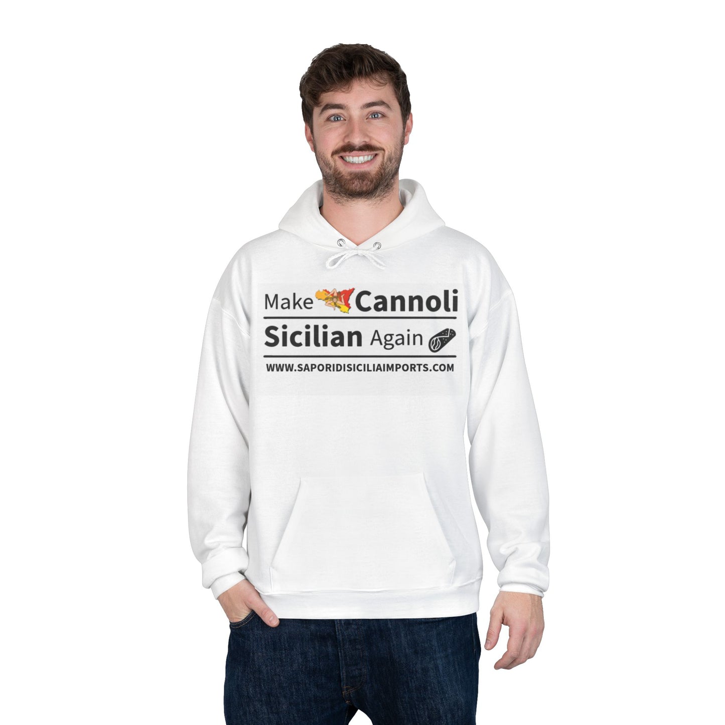 Make Cannoli Sicilian Again Unisex EcoSmart® Pullover Hoodie Sweatshirt