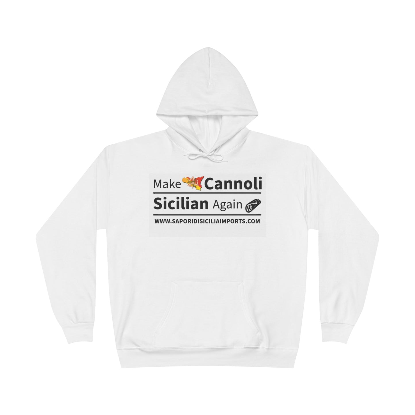 Make Cannoli Sicilian Again Unisex EcoSmart® Pullover Hoodie Sweatshirt